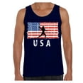 thumbnail image 1 of Awkward Styles American Football USA Men Tank Top Stripes and Stars Patriotic Men Shirt United States of America Pro America Tank for Men Made in the USA American Flag Men Top USA Pride, 1 of 4