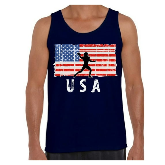 Awkward Styles American Football USA Men Tank Top Stripes and Stars Patriotic Men Shirt United States of America Pro America Tank for Men Made in the USA American Flag Men Top USA Pride