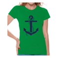 thumbnail image 1 of Awkward Styles Anchor T Shirt for Ladies Anchor Shirt for Women Sea Tshirt for Girls Sea Lovers Gifts Marine Themed Party Cute Gifts for Sailor Captain Clothes for Mom Marine Clothing Collection, 1 of 4