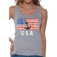 thumbnail image 1 of Awkward Styles Anchor USA Women Tank Top USA Patriotic Gifts Retro USA Shirt for Women Proud American USA Patriotic Women Tank 4th of July Gifts 4th of July Top for Women I'm American, 1 of 4