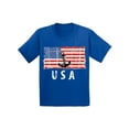thumbnail image 1 of Awkward Styles Anchor USA Youth Shirt United States of America USA Navy T shirt for Kids 4th of July Party USA Anchor Kids Tshirt Love USA Retro USA T-shirt for Boys Retro USA T-shirt for Girls, 1 of 4