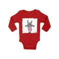 thumbnail image 1 of Awkward Styles Animal Clothing Bodysuit Long Sleeve Giraffe Clothing Pink Mood Lovely Gifts for Kids Giraffe Lovers Baby Boy Clothing Baby Girl Clothing Giraffe One Piece Gifts for Baby Cute Bodysuit, 1 of 4