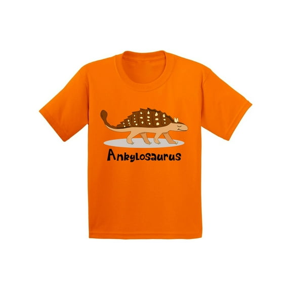 Awkward Styles Ankylosaurus Youth Shirt Dinosaur Tshirt for Kids Dinosaur Birthday Party Outfit Dinosaur Gifts for Girls Ankylosaurus Shirt for Boys Spirit Animal Ankylosaurus Cute Dinosaur Shirt