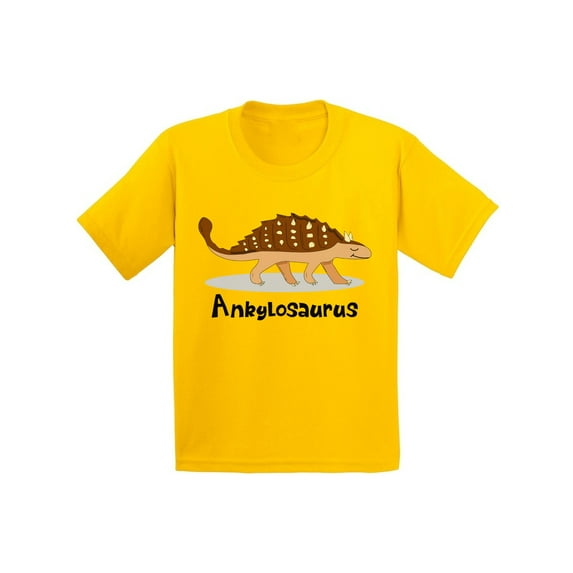 Awkward Styles Ankylosaurus Youth Shirt Dinosaur Tshirt for Kids Dinosaur Birthday Party Outfit Dinosaur Gifts for Girls Ankylosaurus Shirt for Boys Spirit Animal Ankylosaurus Cute Dinosaur Shirt