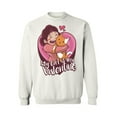 thumbnail image 1 of Awkward Styles Anti Valentine Crewneck Top My Cat is My Valentine Sweatshirts Valentines Sweater, 1 of 5