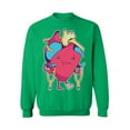 thumbnail image 1 of Awkward Styles Anti-Valentine's Day Crewneck Top Broken Heart Sweatshirts Singles, 1 of 5