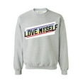 thumbnail image 1 of Awkward Styles Anti Valentine's Day Crewneck Top for Singles Love Myself Sweatshirts Selfish Print, 1 of 5