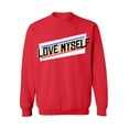 thumbnail image 1 of Awkward Styles Anti Valentine's Day Crewneck Top for Singles Love Myself Sweatshirts Selfish Print, 1 of 5