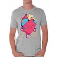 thumbnail image 1 of Awkward Styles Anti-Valentine's Day T-Shirt Broken Heart T Shirts for Men Singles, 1 of 4
