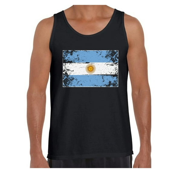 Awkward Styles Argentina Flag Tank Top for Men Argentinian Tanks Argentinian Men Gifts from Argentina Flag of Argentina Argentina Muscle Shirt Argentinian Tshirt for Men Argentinian Flag Gifts
