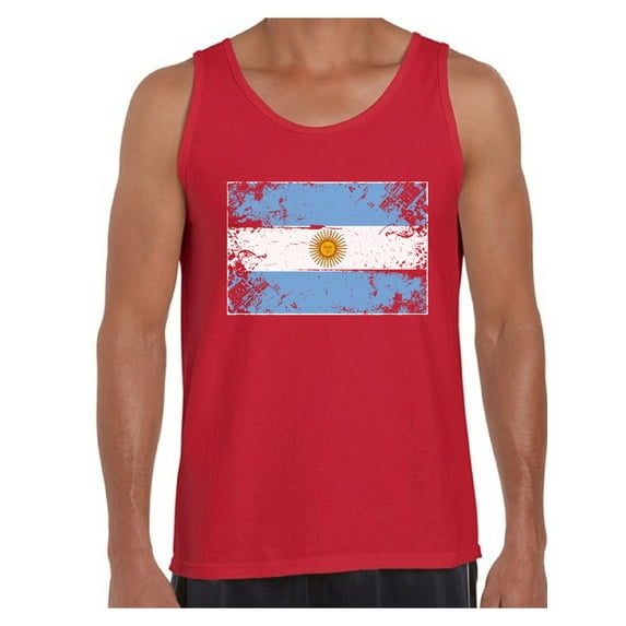 Awkward Styles Argentina Flag Tank Top for Men Argentinian Tanks Argentinian Men Gifts from Argentina Flag of Argentina Argentina Muscle Shirt Argentinian Tshirt for Men Argentinian Flag Gifts