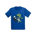 thumbnail image 1 of Awkward Styles Argentina Football Youth Shirt Dinosaur Soccer Shirt for Kids, 1 of 4