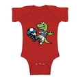 thumbnail image 1 of Awkward Styles Argentina Soccer Short Sleeve Bodysuit Dinosaur Baby Bodysuit, 1 of 4
