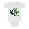 thumbnail image 1 of Awkward Styles Argentina Soccer Short Sleeve Bodysuit Dinosaur Baby Bodysuit, 1 of 4