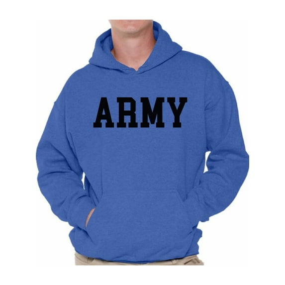 Awkward Styles Army Hooded Sweatshirt Men's Army Sweater Army Training Sweater Army Gifts for Him