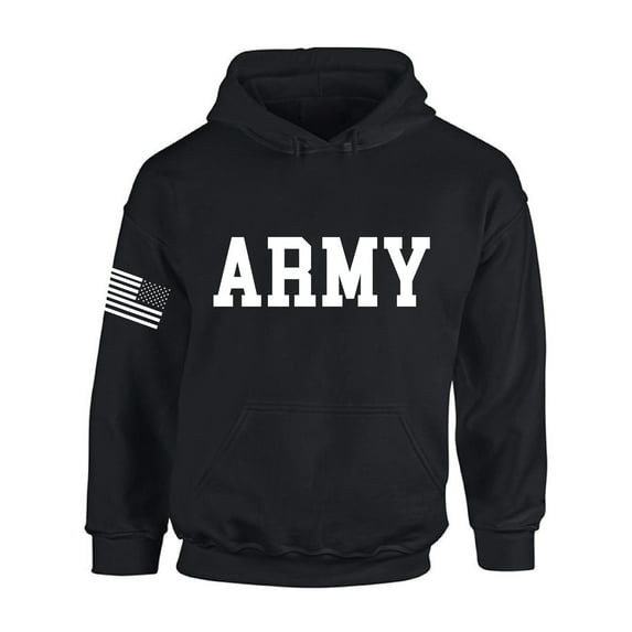 Awkward Styles Army Hooded Sweatshirt for Men Army Sweater Hooded Men's Army Hoodie Military Gifts for Him Millitary Hoodie Sweater for Men