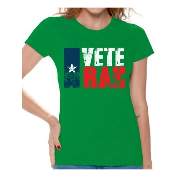 Awkward Styles Army Shirt I Am Veteran T Shirt for Women Veteran Clothing Collection American Veteran Shirts for Ladies Patriotic Tshirt for Women Army Tshirts for Women USA Gifts for Mom Veteran