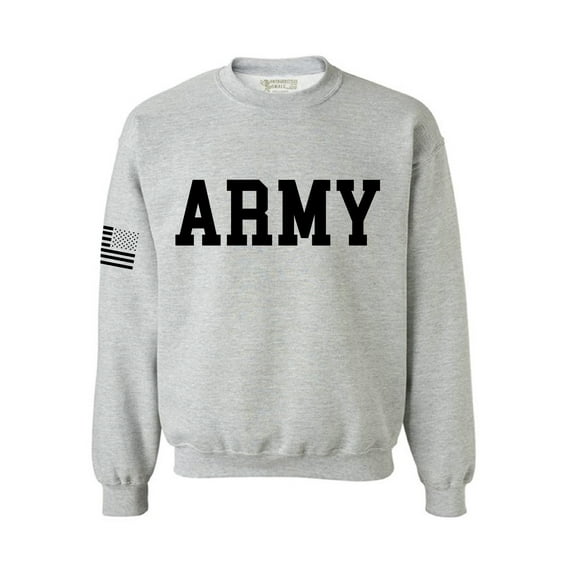 Awkward Styles Army Sweatshirt Army Sweater Military Outfit Army Gifts for Men Men's Army Training Sweater Military Gifts