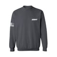 thumbnail image 1 of Awkward Styles Army Sweatshirt with Flag on Sleeve Military Sweater with American Flag Sleeve Patriots Gifts Army Sweater for Men Women's Army Sweatshirt Proud Army Outfit Military Gifts Unisex, 1 of 5