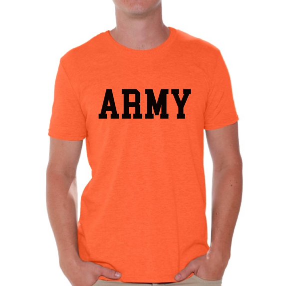 Awkward Styles Army T Shirt Militarty Shirt for Men Military Training Shirts Army Gifts for Him Army Outfit Workout Shirts Army Fitness T Shirt