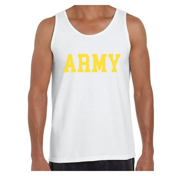 Awkward Styles Army Tank Top for Men Military Sleeveless Shirt Men's Army Tank Workout Clothes Army Training Shirt Army Gifts for Him
