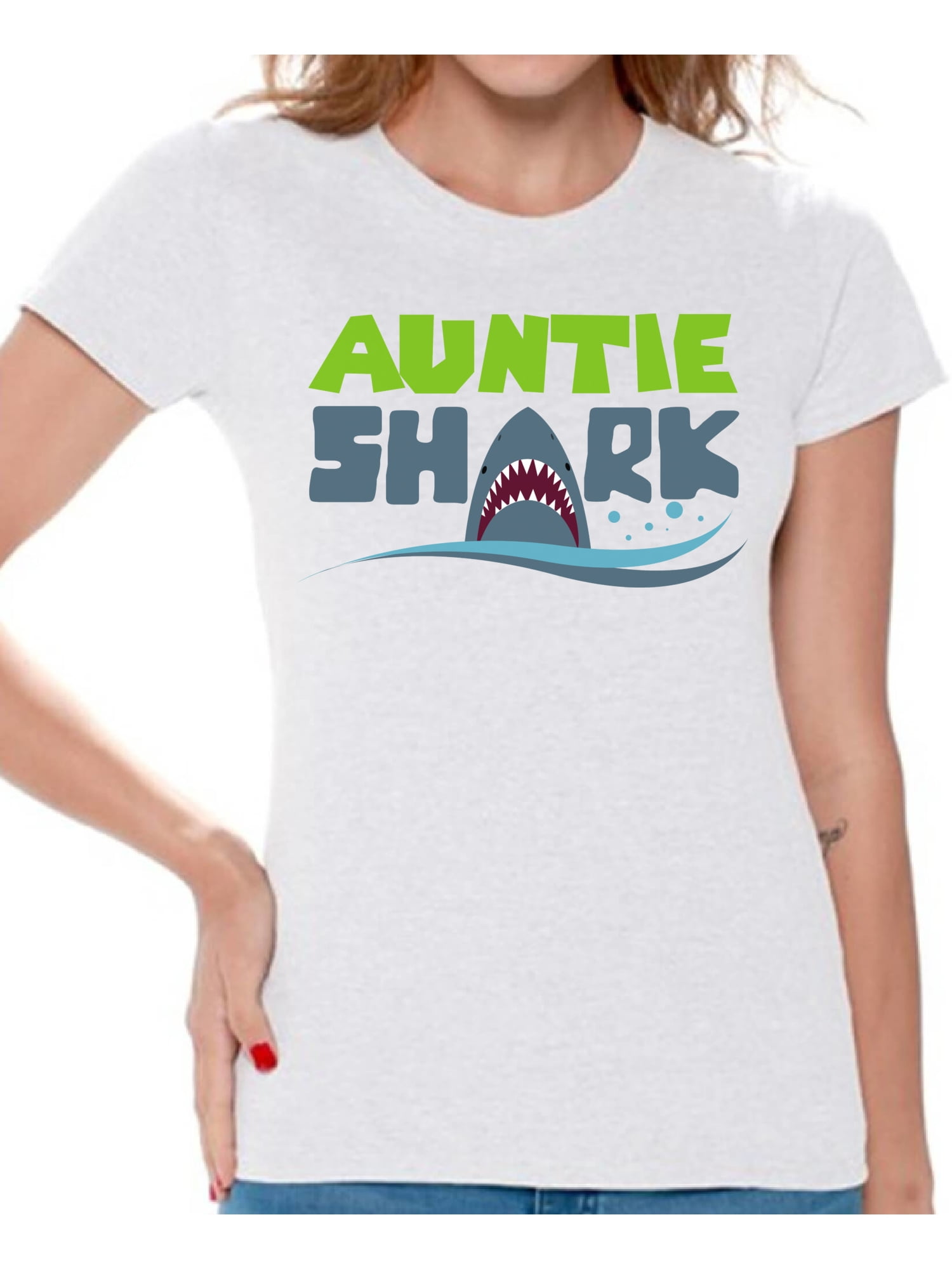Womens Aunt Shark Doo Doo Shirt, Family Matching T-Shirt Womens Aunt Shark Doo Doo Shirt, Family Matching T-Shirt