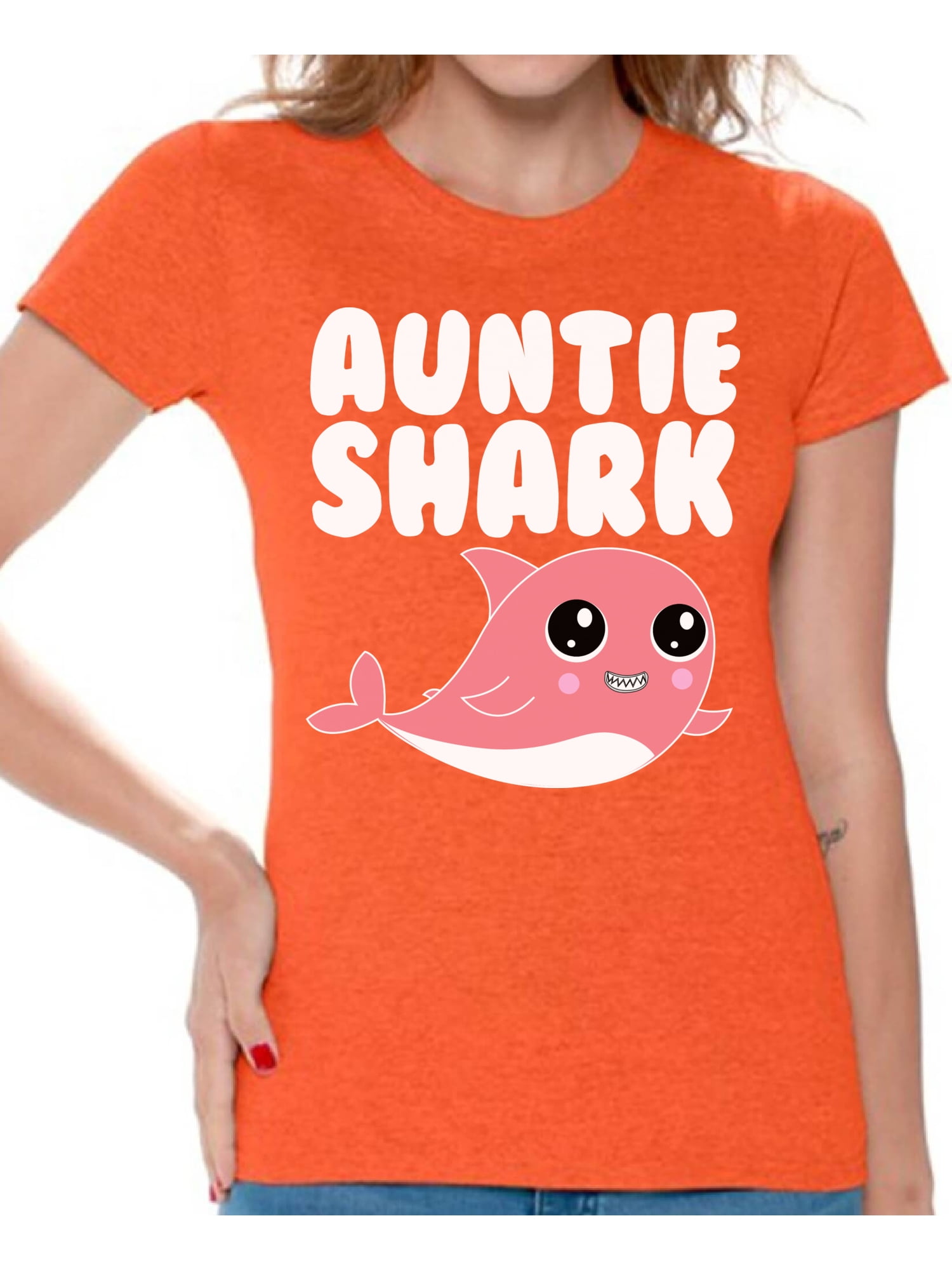 Auntie Aunt Shark Doo Doo Doo Dancing Shark Funny T-Shirt Auntie Aunt Shark Doo Doo Doo Dancing Shark Funny T-Shirt