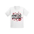 thumbnail image 1 of Awkward Styles Auntie Was Here Toddler Shirt Auntie T-Shirt for Children Aunt Gifts for Little One Kisses Clothing for Children Kisses Shirt for Kids T-Shirt for Boys Auntie Shirts for Girls, 1 of 4