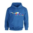 thumbnail image 1 of Awkward Styles Autism Awareness Hoodie Dinosaur Puzzle Design, 1 of 5