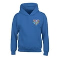 thumbnail image 1 of Awkward Styles Autism Awareness Hoodies for Boys Heart Puzzle Hooded Youth Sweatshirt for Girls, 1 of 4