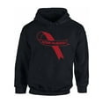 thumbnail image 1 of Awkward Styles Autism Awareness Red Ribbon Support Unique Graphic Hoodie Tops, 1 of 5