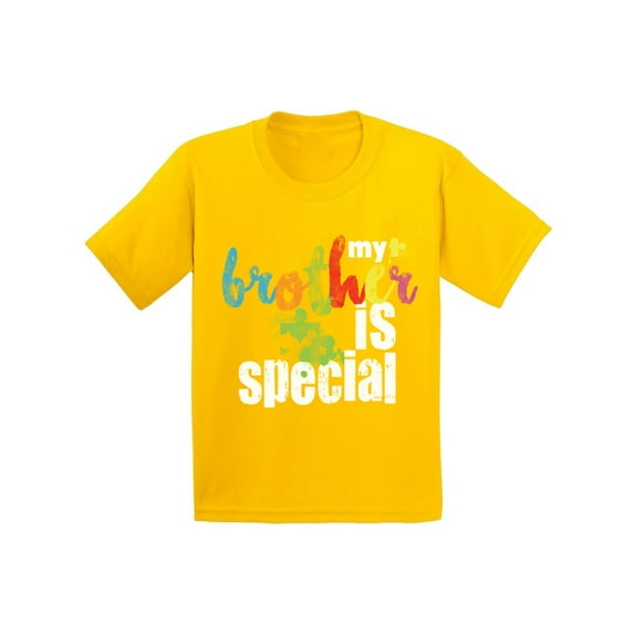 Awkward Styles Autism Awareness Shirt for Kids My Brother Is Special Design