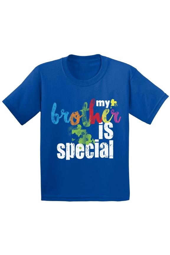 Autism Awareness Shirt for Kids My Brother Is Special Design