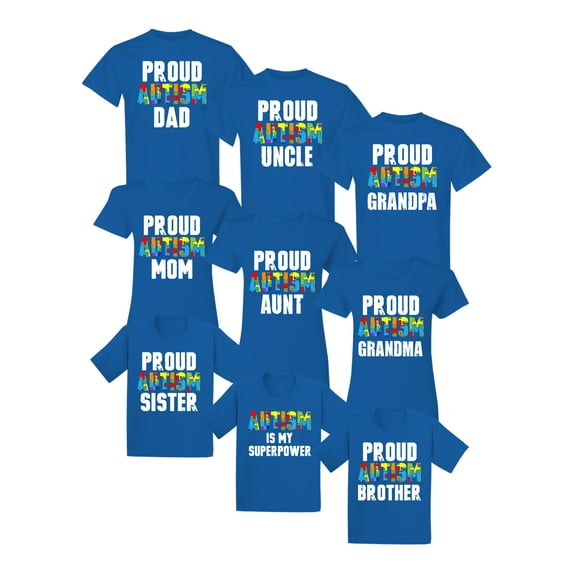 Awkward Styles Autism Awareness Shirts Proud Autism Family Design