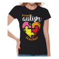 thumbnail image 1 of Awkward Styles Autism Awareness Shirts for Women Proud Autism Teacher Tshirt Autism T Shirt Autism Awareness Gifts for Her Support Autism Shirt Autism Teacher Gifts Women's Autism Awareness Tshirt, 1 of 4