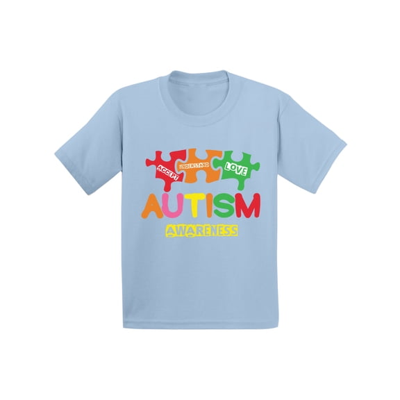 Awkward Styles Autism Awareness T shirts Kids Toddler Support Autism Shirt Toddler Boy Autism Awareness Tshirt for Toddler Girl Autistic Pride Outfit Autism Puzzle Shirts for Kids