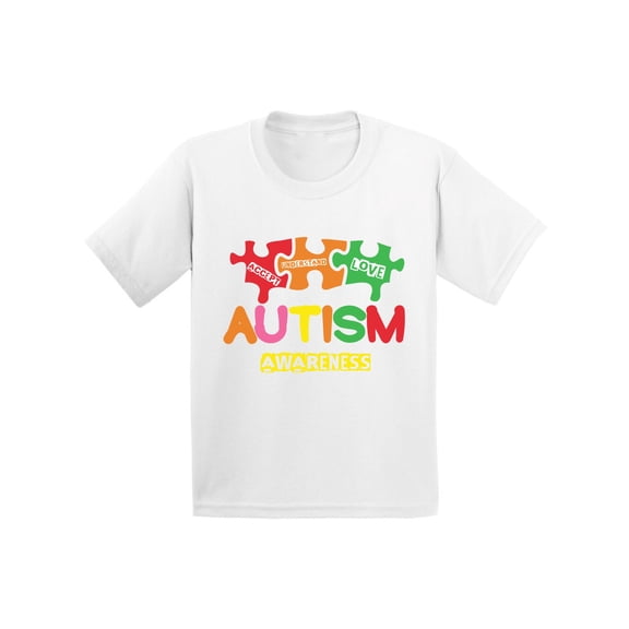 Awkward Styles Autism Awareness T shirts Youth Support Autism Shirt Autism Awareness T Shirt Autistic Pride Autism Puzzle Shirts for Kids Boys Autism Shirt Autism Gifts for Girls