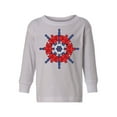 thumbnail image 1 of Awkward Styles Autism Awareness Toddler Long Sleeve Shirt for Boys Girls Captain's Helm T-shirt, 1 of 4