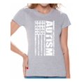thumbnail image 1 of Awkward Styles Autism Flag Shirt for Women American Flag Autism Awareness T-shirt Autism Women's Tshirt Top USA Flag Autism Gifts Autistic Spectrum Awareness T Shirt Support Autism Shirts, 1 of 4