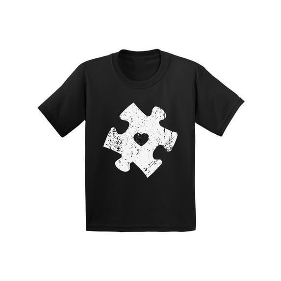 Awkward Styles Autism Puzzle Shirts for Kids Youth Autism Awareness T-Shirt Love Puzzle Kid's Shirt Autistic Spectrum Awareness Youth Shirts Support Autism Awareness T-Shirt Autism Acceptance Shirts