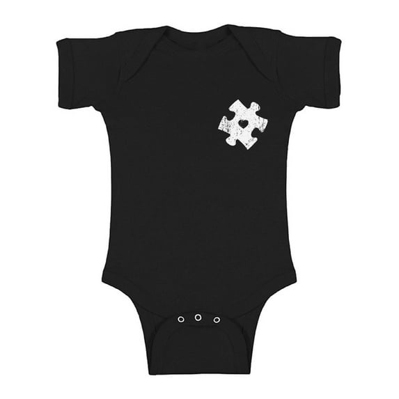 Awkward Styles Autism Puzzle Short Sleeve Bodysuit Autism Awareness Short Sleeve Baby Bodysuit Autism Puzzle Gifts for Baby Boy and Baby Girl Autism Awareness Infant Shirt Autism Baby Bodysuit