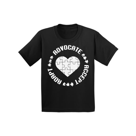 Awkward Styles Autism Shirt for Kids Adopt Advocate Accept T-Shirts Autism Awareness Shirts XS S M 8 Years Autism Kids T Shirts 6 Year Old Girls 7 Years Old Boys 9 10 11 Years L XL