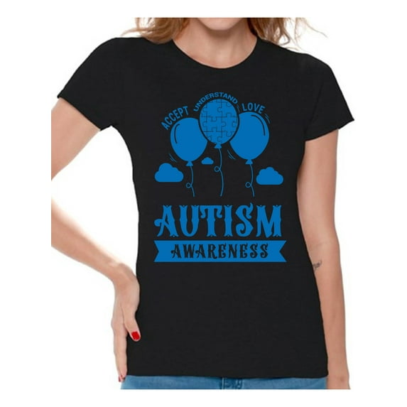 Awkward Styles Autism Shirt for Women Accept Understand Love Shirts Autism Awareness Shirts Womens Autism Shirt Autism Tshirt for Women