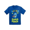 thumbnail image 1 of Awkward Styles Autism T-shirt Autism is my Super Power Kids T Shirts Autism Awareness, 1 of 4