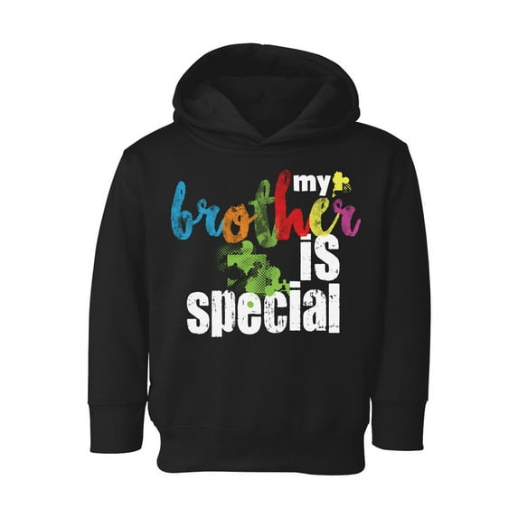 Awkward Styles Autism Toddler Hoodie for Boys My Brother Is Special Hooded Sweatshirt for Girls