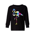 thumbnail image 1 of Awkward Styles Autism Toddler Long Sleeve Shirt for Boys Girls Flamingo Puzzle T-shirt, 1 of 4