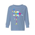 thumbnail image 1 of Awkward Styles Autism Toddler Long Sleeve Shirt for Boys Girls Flamingo Puzzle T-shirt, 1 of 4