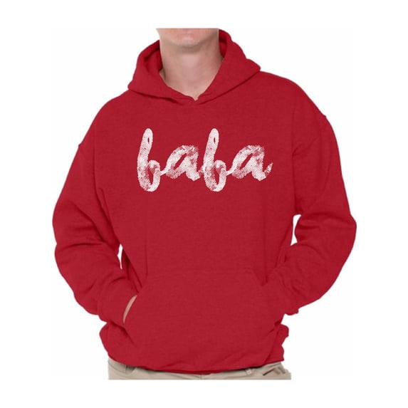 Awkward Styles Baba Hoodie Best Baba Hooded Tops for Men Father's Day Sweatshirt for Dad Best Father`s Day Gifts Best Baba Ever Clothing Collection for Dad