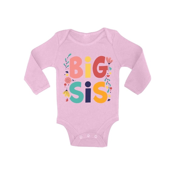 Awkward Styles Baby Announcement Romper Baby Romper for Girls Birthday Gifts for Baby Girls Bodysuit for Little One Cute Baby Clothing for Girls Big Sister One Piece Outfit Big Sister One Piece Top
