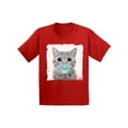 thumbnail image 1 of Awkward Styles Baby Cat Blowing Gum T Shirt Cat Lovers Lovely Gifts for Kids Cute Infant Shirt Cat with Gum Cat Shirt Animals Prints Kids T Shirt Cat Infant Tshirt Cute Gifts for Children Cat Clothing, 1 of 4